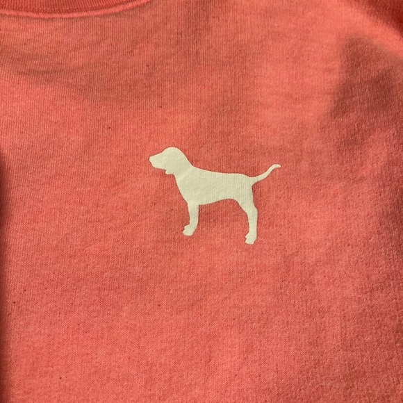Pink Victoria’s Secret sweatshirt. Size XS. Runs bigger - Picture 4 of 8